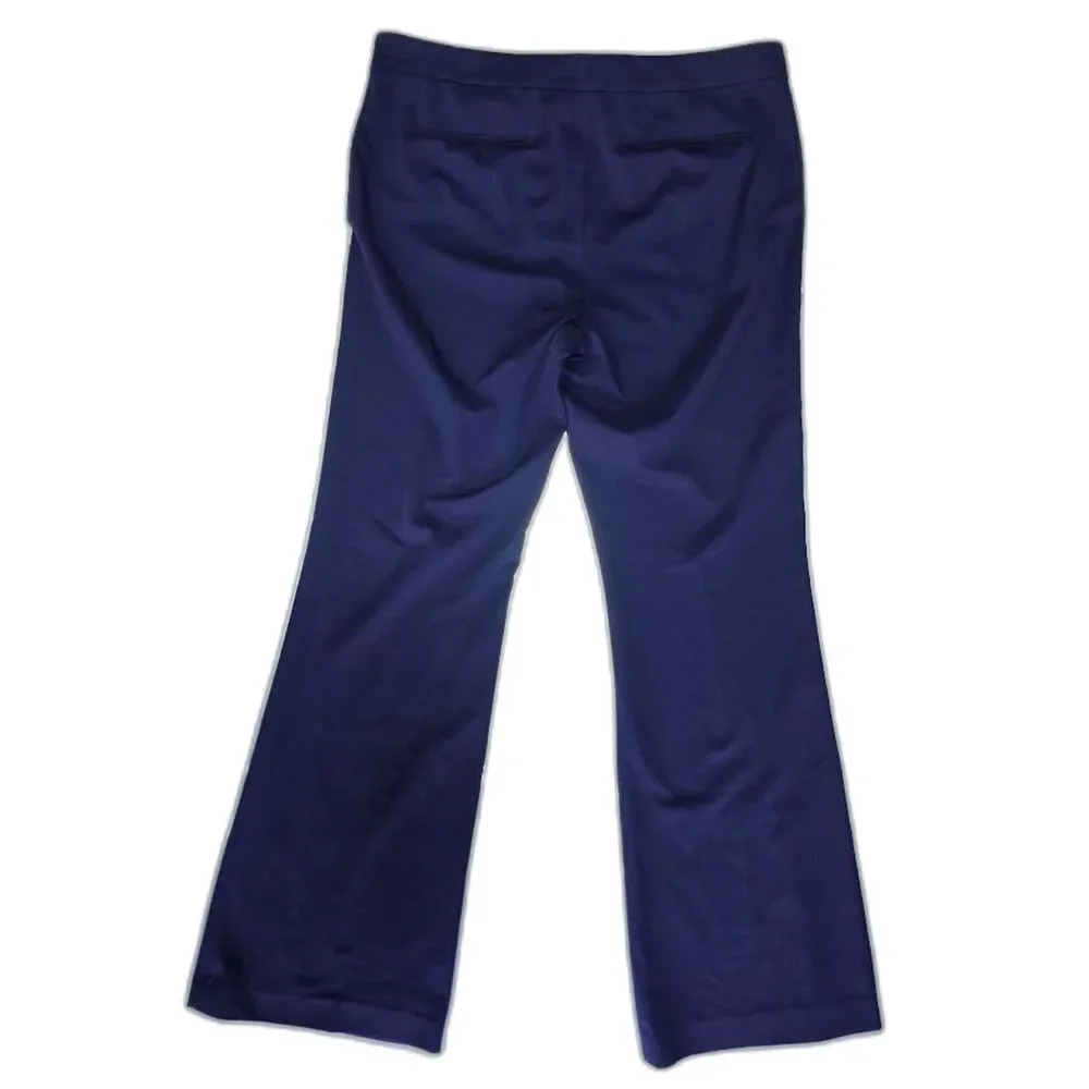 Lauren Ralph Lauren high-rise flare trousers Size: 10 Navy Blue